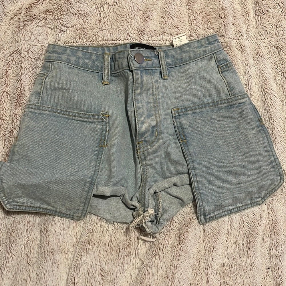 Denim shorts size 4